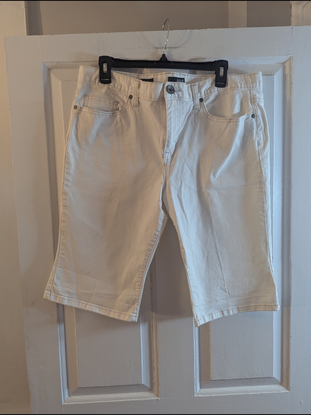 a.n.a Women's White Jean Shorts